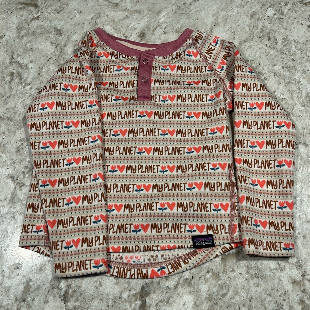 Patagonia My Planet Capeline base layer top and bottom set - Picture 2 of 9